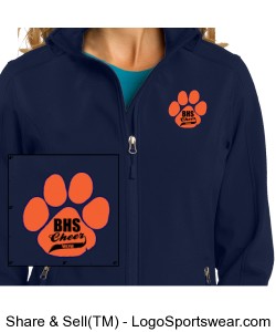 Cheer Moms Core Soft Shell Jacket Design Zoom